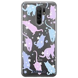 ERT GROUP mobiltelefonfodral för Xiaomi REDMI 9 originalt och officiellt licensierat Babaco mönster Cats 016 optimalt anpassad till formen på mobiltelefonen, gedeeltelijk transparant