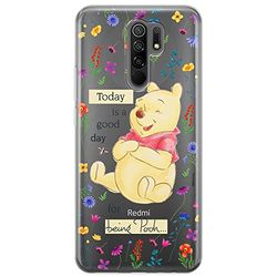 ERT GROUP mobiel telefoonhoesje voor Xiaomi REDMI 9 origineel en officieel erkend Disney patroon Winnie the Pooh and friends 029 aangepast aan de vorm van de mobiele telefoon, gedeeltelijk bedrukt