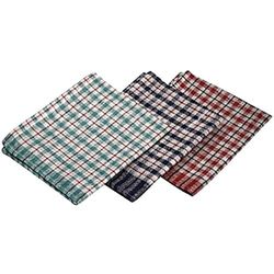 Genware NEV-TW01 Mini-check T-Towel, 46 cm x 68 cm, Assorted Colours (Pack of 10)