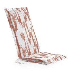 BELUM | Cojín para Silla de Jardín - Medidas Producto: Asiento sin Volante: Grosor: 4 cm/Ancho: 41 cm/Largo: 37 m Respaldo sin Volante: Grosor: 4 cm/Ancho: 53 cm/Largo: 64 cm | Modelo: Mahon Teja