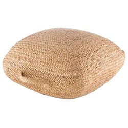 Pouf DKD Home Decor Jute (40 x 40 x 15 cm)