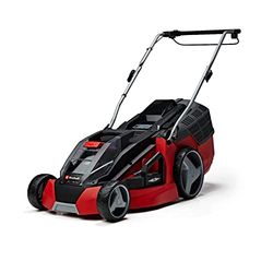 Einhell Accu Grasmaaier GE-CM 43 Li M Kit (2x4,0Ah) Power X-Change (Li-Ion, 2x 18 V, tot 600 m², 43 cm snijbreedte, 6x in hoogte verstelbaar, incl. 2x 4,0 Ah accu en 2x lader), Meerkleurig