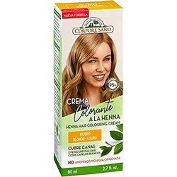 Crème colorante au henné blonde 80 ml