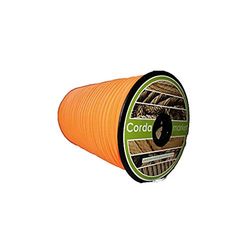 CORDAMARKET Elastiek, 8 mm, voor volwassenen, uniseks, neonoranje, 50 m