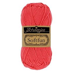 Scheepjes - Scheepjes Softfun 2607 Korall Garn - 1x50g