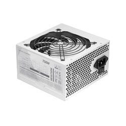 Mars Gaming MPIII750, Alimentation PC ATX 750W, Garantie 5 Ans, Efficacité 85%, Système Digital APFC, Ventilateur 120mm AI-RPM FDB, Technologies DC-DC et SMD, Câbles Plat Extra-Longs, Blanc