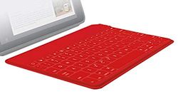 Logitech Keys-To-Go Tastiera per Dispositivo Mobile QWERTZ Svizzere Rosso Bluetooth