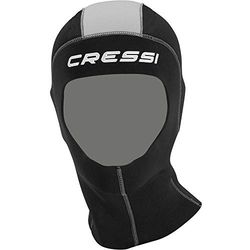 Cressi Comfort Plus Capuz para homem, preto/cinzento, L / 5-6-7