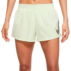 Nike DD6015 W NK DF ICNCLSH 10K Short Pantaloncini Donna Lime Ice/Black XS