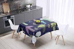 Bonamaison Kitchen Decoration, Tablecloth, 140cm x 140cm - Designed and Manufactured in Turkey