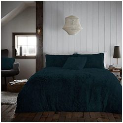 GC GAVENO CAVAILIA Set di biancheria da letto per letto singolo, super morbido, in morbido pile, per letto caldo, colore foglia di tè