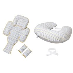 ClevaMama Clevacushion Almohada Nido de Bebé, Almohada de Maternidad - Gris