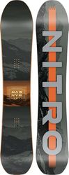Nitro Snowboards Magnum BRD´25 Allmountainboard, Directional, Cam-Out Camber, All-Terrain, Freeride, Wide, per piedi grandi
