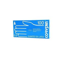 Corysan latex handschoenen, groot, 100 stuks