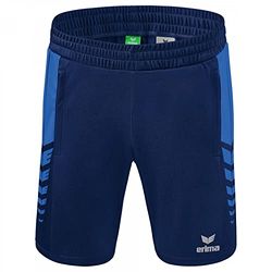 Erima Six Wings Worker Pantaloncini, Uomo, Blu (New Navy/New Royal), XL