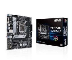 Asus PRIME H510M-A, Scheda madre Intel H510 (LGA 1200) micro ATX con PCIe 4.0, slot M.2 da 32 Gbps, Lan Intel 1 Gb, DisplayPort, HDMI, D-Sub, USB 3.2 Gen 1 Type-A, AURA Sync
