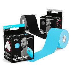 KINTEX - Cinta Kinesiologica | Set de 2 Cinta Kinesiotape Resistente al Agua y a la Piel, 5cmx5m, Cinta para Deporte, Cintas Elásticas Fisioterapia | Venda Elástica Adhesiva (Mixto)