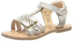 KICKERS Diamant, sandalen voor kinderen, pony, goud, 38 EU, gouden pony, 38 EU