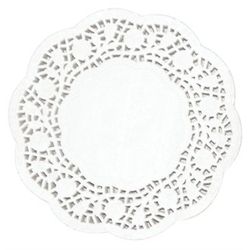 Stalwart CE991 Fiesta Paper, Doily Round, 6.5"