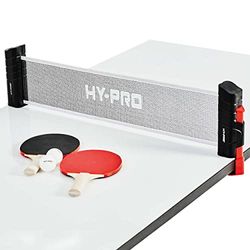 Hy-Pro Ensemble de Tennis de Table Portable avec Filet rétractable 2 Raquettes et 2 balles