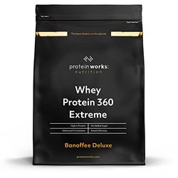 Protein Works - Whey Protein 360 | Premium Whey Shake | Whey Protein Powder Blend | No Added Sugar Protein Shake | 40 Servings | Banoffee Deluxe | 1.2kg