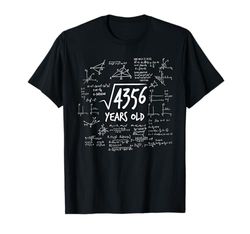 66° compleanno - radice di 4356 matematica nerd matematica Maglietta