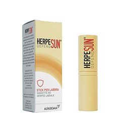 Herpesun Defend Stick Labbra, Trattamento per la Prevenzione dell' Herpes Labiale Provocato dall'Esposizione ai Raggi Solari, 5 ml