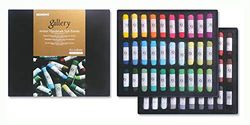 Mungyo MPHM-60L - Gallery Artists' Handmade Soft Pastels Landscape Shades, lot de 60 pastels roulés à la main de qualité artistique, consistance douce