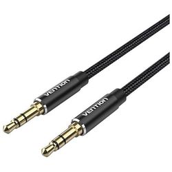 Watio Wave Câble audio - Câble stéréo jack 3,5 mm mâle vers jack 3,5 mm mâle, 3 mètres de long, couleur noir, pour connexion d'appareils audio.*