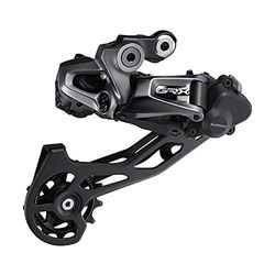 Shimano GRX RD-RX815 GRX Di2, 11-speed rear derailleur, Shadow+, for double, Black