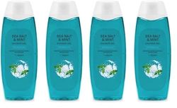 by Amazon, Gel doccia sale marino e menta, 2 x 500 ml (Confezione da 2)