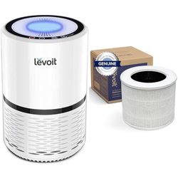 Levoit Air Purifier for Home, Quiet HEPA Filter Removes Pollen, Allergy Particles, Dust, Smoke & Air Purifier Core Mini Replacement Filter 3-in-1 HEPA, High-Efficiency Activated Carbon