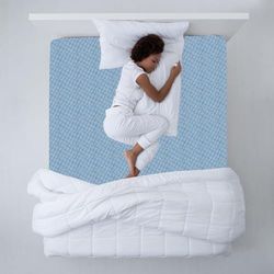 Degrees home - Teide - matrashoes - matrasbeschermer 90 cm - matrashoes met ritssluiting - matrasbeschermer tegen mijten - bed 90 cm