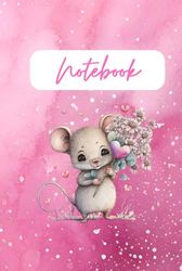Pink Journal (Diary, Notebook): Hardcover, 6 in x 9 in, 120 pages/60 sheets
