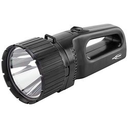ANSMANN Lanterna LED com bateria de lítio recarregável HS1000FR - Foco de mão com zoom - ilumina até 650 m - carregamento por USB, 2 níveis de luminosidade