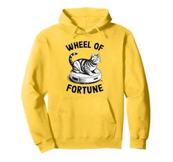 Wheel Of Fortune Robot Vacuum Cleaner Funny Cat Pullover Hoodie