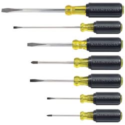 Klein Tools 85076 - Set di cacciaviti con impugnatura ammortizzante, 7 pezzi