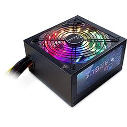 Inter-Tech Argus RGB-500W II strömförsörjningsenheter 20+4 pin ATX Svart