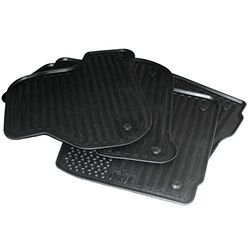 DCC60 0002 tapetes de borracha 4 x tapetes de borracha original Allwetter tapetes preto com texto