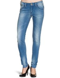 Tommy Jeans Dam skinny/Slim Fit (rör) jeans, Blå (901 monroe stretch), 32W x 30L