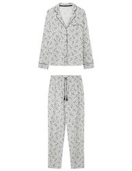 women'secret pyjamas för kvinnor, vit bakgrund, XL, Vit bakgrund, XL