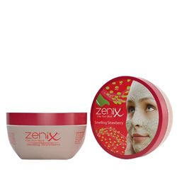 Zenix Face Mask Maschera Trattamento Viso Cura del viso con fragola