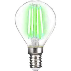 (LIGHTME) Deco LED filament P45 4W-E14/grön