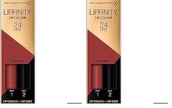 Max Factor Donna Rossetto Lipfinity, 070 Spicy, 4.2 g (Confezione da 2)