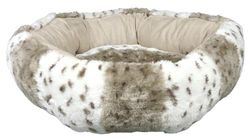 Trixie Leika Cuddle Dog Bed Beige/Bianco, 50 Centimetri