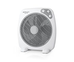 Orbegozo BF 0140 Ventilator met 3 snelheden, draaifunctie, timer, bladgrootte van 40 cm, 60 W, zwart
