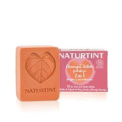 Naturtint | Shampoo Solido Fortificante Anti-Caduta 2 in 1 | Shampoo Bar + Balsamo | Capelli Deboli o con Problemi di Caduta | 99% Ingredienti Naturali | Senza Solfati SLS e SLES o Parabeni | 75ml