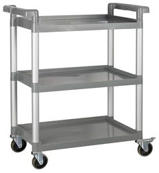 Winco Utility Cart UC-2415G, Plastic, Gray