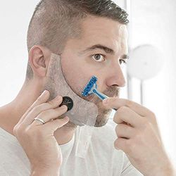 InnovaGoods - Modelo para afeitarse la barba hipster barber, diseño ergonómico y original, fácil de usar, peines integrados, afeitado perfecto, policarbonato, multicolor