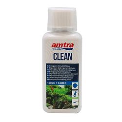 Amtra Clean - Purificateur d'eau d'aquarium naturel avec des micro-organismes qui éliminent l'ammoniac et les nitrites - Réduit les changements d'eau - 150 ml